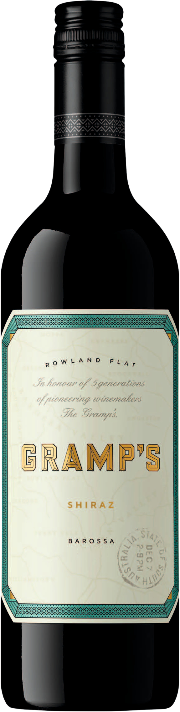 Orlando Gramp's Barossa Valley Shiraz 2021